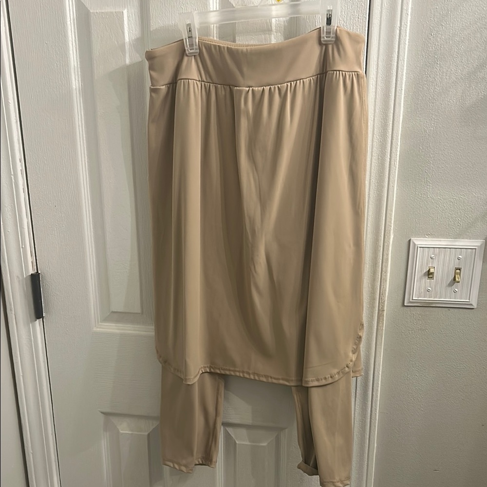 Faux Snoga -  Tan Women's Athletic Skirt
